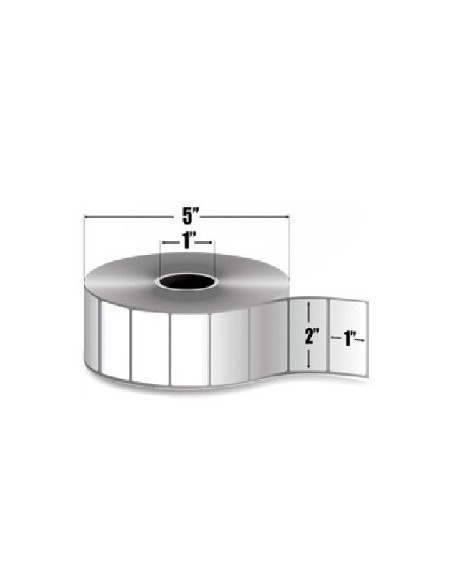 Zebra 10010039 Rollos de Etiquetas 2" x 1" Z-Select 4000D