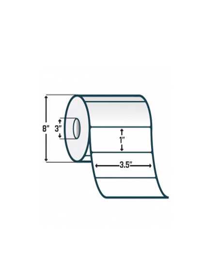 Zebra 10010243 ZPerform 2000T Medida 3.5" x 1"