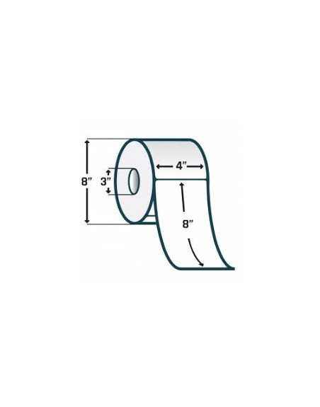 Zebra 10021228 4" x 8"