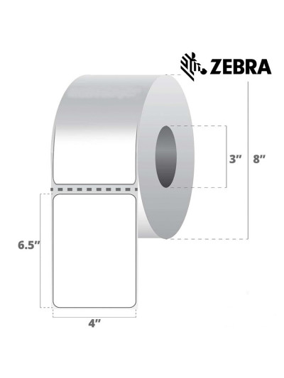 Zebra 10021229 Rollos 4" x 6.5" Etiquetas Z-Perform 1500T