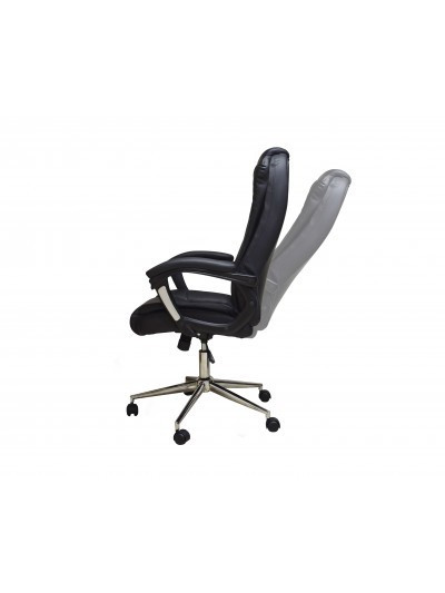 Silla Ejecutiva Naceb  NA-0930N Asiento acolchado Vinipiel