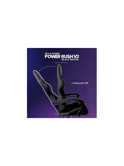 Silla Power Rush V2 NOVA SERIES Color Negro