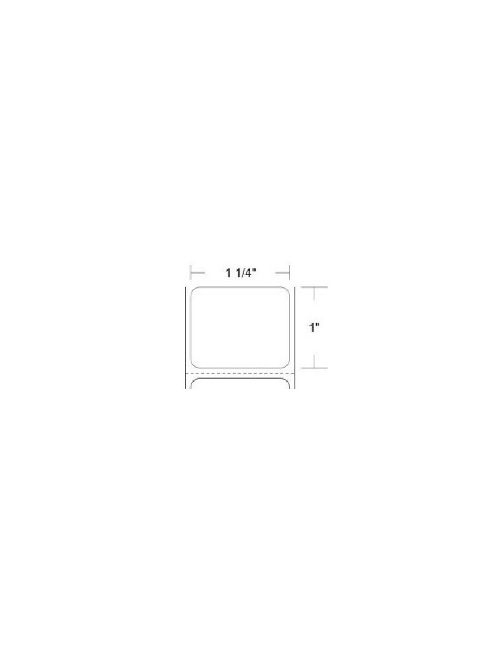 Rollos Zebra 10009523 - Etiquetas 1.25" x 1" Z-SELECT 4000T | c3mayorista.com