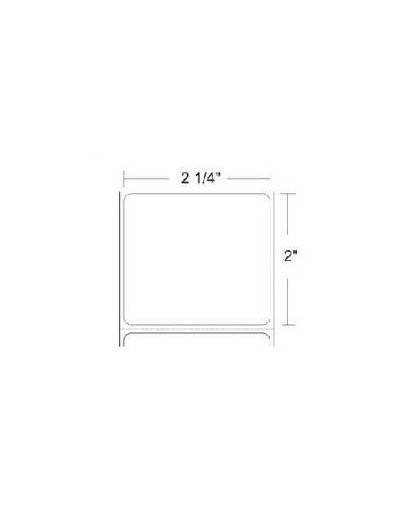 Zebra 10009525 | Rollos Etiquetas 2.25" x 2" Z-SELECT 4000T | c3mayorista.com