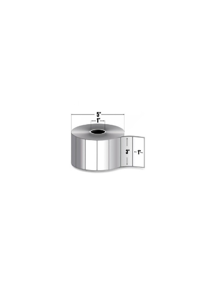 Zebra Etiquetas 10009528 -   3" x 1" Z-SELECT 4000T | c3mayorista.com