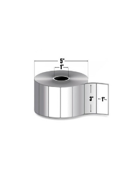 Zebra Etiquetas 10009528 -   3" x 1" Z-SELECT 4000T | c3mayorista.com