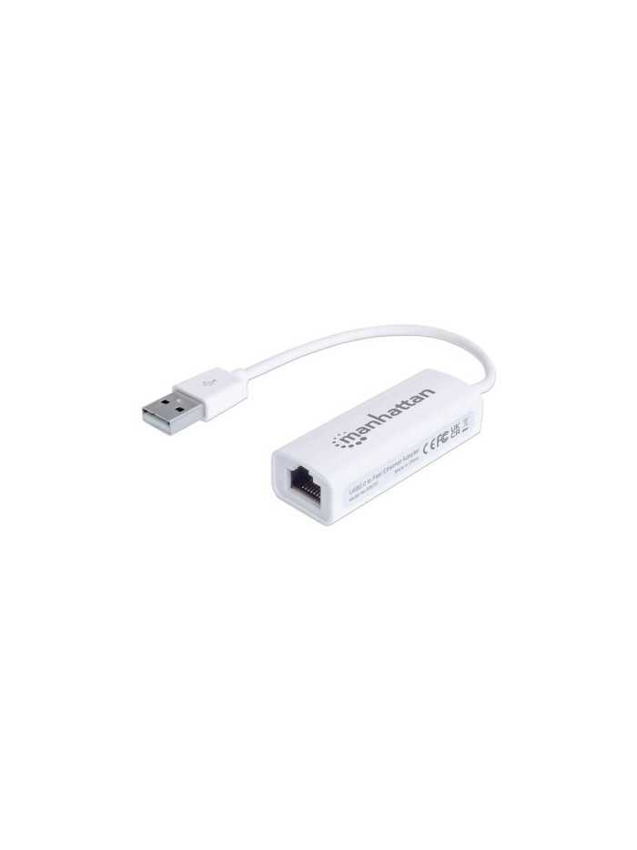 Adaptador MANHATTAN 506731 Fast Ethernet USB de Alta Velocidad