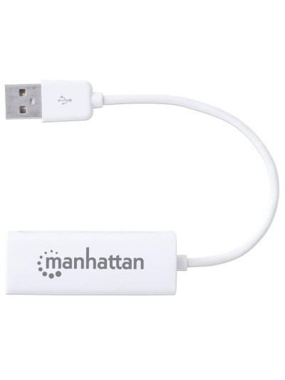 Adaptador MANHATTAN 506731 Fast Ethernet USB de Alta Velocidad