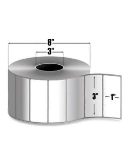 10000303 - Zebra 3" x 1" Z-PERFORM 1000D Rollos de Etiquetas