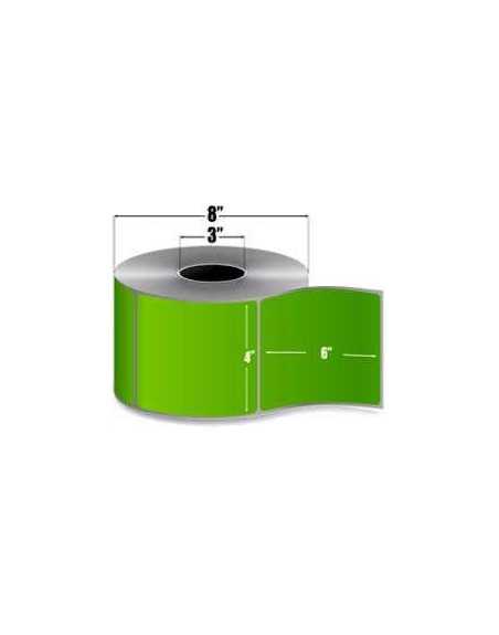 Zebra 10006208-2 etiquetas 4" x 6" Z-PERFORM 2000T Verde