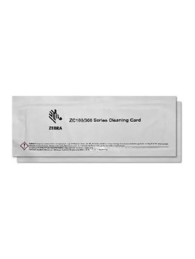 Zebra 105999-311 Cleaning tarjetas de Limpieza para ZC100 ZC300