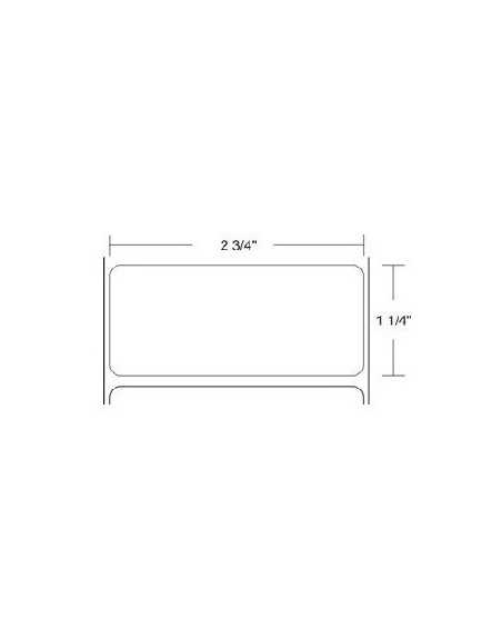 72282 - Zebra Etiquetas 2.75" x 1.25" Z-SELECT 4000T