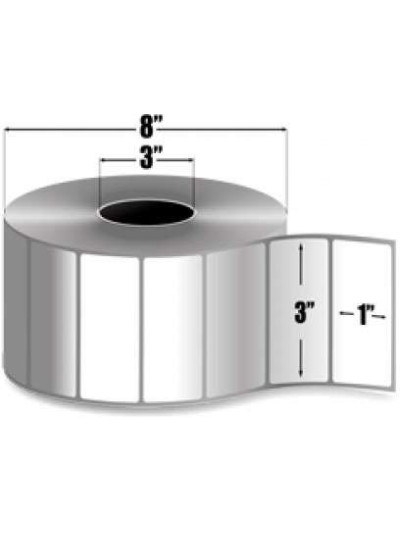 72284 - Zebra Etiquetas 3" x 1" Z-SELECT 4000T
