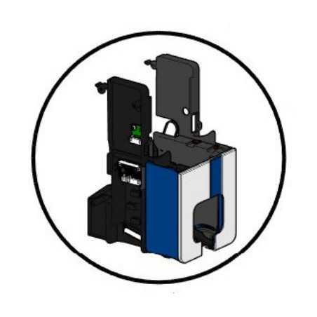 EVOLIS S10187 TOLVA DE SALIDA AZUL