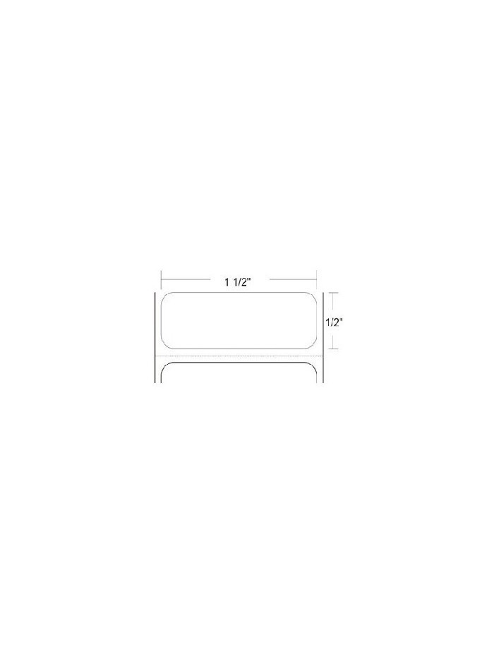 Zebra 10008511 etiquetas 1.5" x 0.50" Z-ULTIMATE 2000T