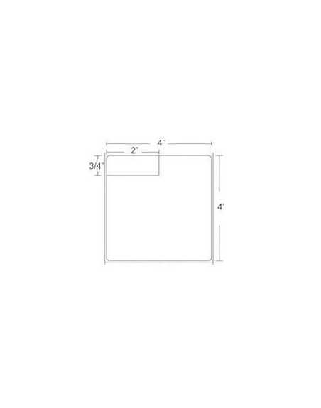 10002540 - Zebra 3.25" x 1.125" 8000T HEAT SEAL Rollo de etiquetas